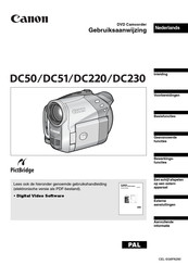 Canon DC50 Gebruiksaanwijzing