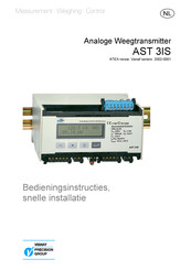 Vishay Precision Group AST 3IS Bedieningsinstructies