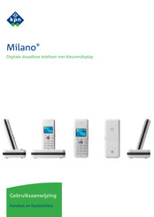 KPN Milano Gebruiksaanwijzing