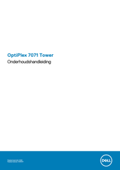 Dell OptiPlex 7071 Tower Onderhoudshandleiding