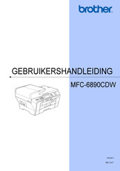 Brother MFC-6890CDW Gebruikershandleiding