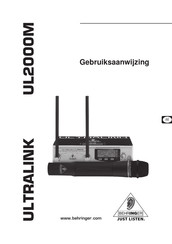 Behringer ULTRALINK UL2000M Gebruiksaanwijzing