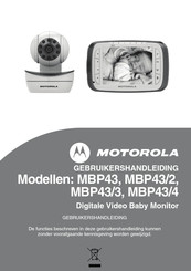 Motorola MBP43/4 Gebruikershandleiding