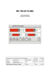 VDH MC 785-DF KLIMA Gebruiksaanwijzing