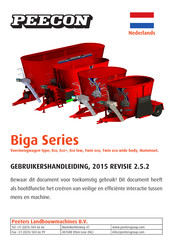 Peecon Biga Series Gebruikershandleiding