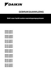 Daikin EDLQ014BA6W1 Gebruiksaanwijzing