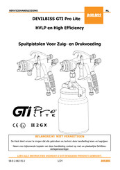 DeVilbiss GTI Pro Lite Servicehandleiding