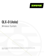 Shure QLX-D Asia Handleiding