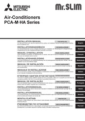 Mitsubishi Electric Mr.Slim PCA-M HA Series Installatiehandleiding