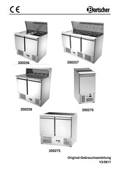 Bartscher 200257 Gebruiksaanwijzing