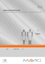 MAVIG RASLF/RASLR Gebruiksaanwijzing