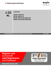 EWM MT301-451W F2 Bedieningshandleidingen