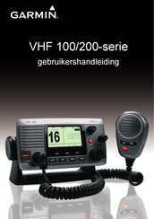 Garmin VHF 100 Series Gebruikershandleiding