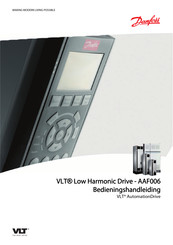 Danfoss VLT Automation Low Harmonic Drive AAF006 Bedieningshandleiding
