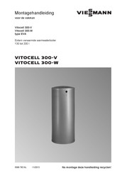 Viessmann VITOCELL 300-V Montagehandleiding