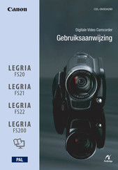 Canon LEGRIA FS22 Gebruiksaanwijzing