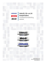 Simrad Halo24 Installatiehandleiding