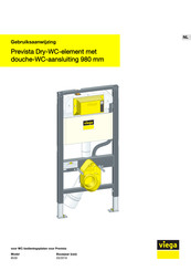 Viega Prevista Dry-WC-element 8533 Gebruiksaanwijzing