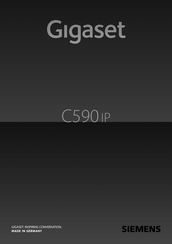 Gigaset C590IP Gebruiksaanwijzing