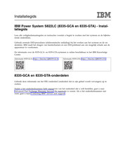 IBM 8335-GCA Installatiegids