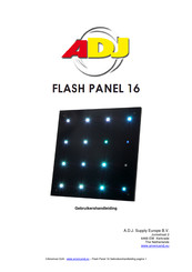 ADJ Flash Panel 16 Gebruikershandleiding