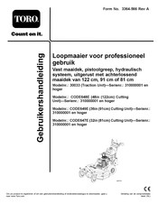 Toro CODE648E Gebruikershandleiding