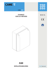 CAME ZL60 Installatiehandleiding