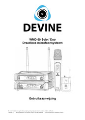 Devine WMD-50 Duo Gebruiksaanwijzing