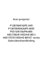 Acer E145D Series Gebruikershandleiding