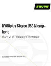 Shure MV88plus Handleiding