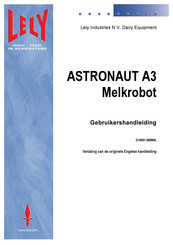 LELY ASTRONAUT A3 Gebruikershandleiding