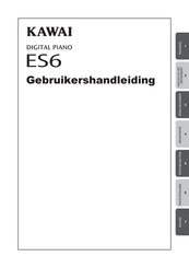 Kawai ES6 Gebruikershandleiding