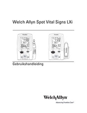 Welch Allyn Spot Vital Signs LXi Gebruikshandleiding