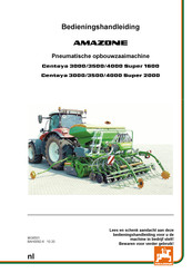 Amazone Centaya 4000 Super 1600 Bedieningshandleiding