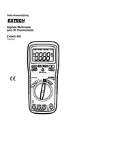 Extech Instruments Extech 450 Gebruiksaanwijzing