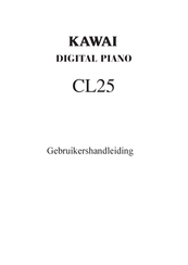 Kawai CL25 Gebruikershandleiding