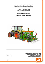 Amazone Cataya 3000 Special Bedieningshandleiding