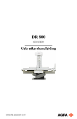 AGFA DR 800 Gebruikershandleiding