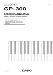 Casio Calviano GP-300 Gebruiksaanwijzing