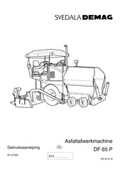 Svedala Demag DF 65 P Gebruiksaanwijzing