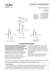 Liko Likorall 250 IRC Gebruiksaanwijzing