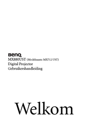 BenQ MX880UST Gebruikershandleiding