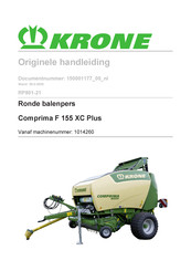 Krone Comprima F 155 XC Plus Handleiding