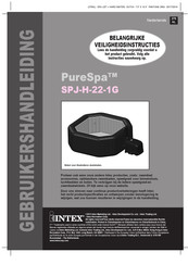 Intex PureSpa SPJ-H-22-1G Gebruikershandleiding