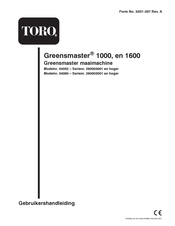 Toro 04052 Gebruikershandleiding