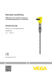Vega VEGAFLEX 86 Beknopte Handleiding