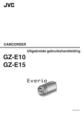 JVC Everio GZ-E10 Gebruikershandleiding