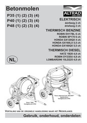 Altrad P353 Gebruik En Onderhoud