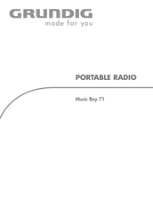 Grundig Music Boy 71 Handleiding