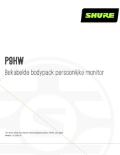 Shure P9HW Gebruiksaanwijzing